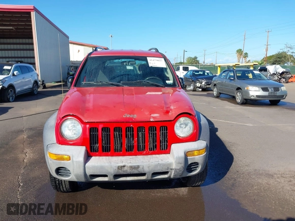 2004 Jeep Liberty Sport with VIN 1J4GL48K04W326252, listed as a IAAI auction lot 41479037 with 168,994 mi miles. Bid and sale history available at carsss.com. Image 12.