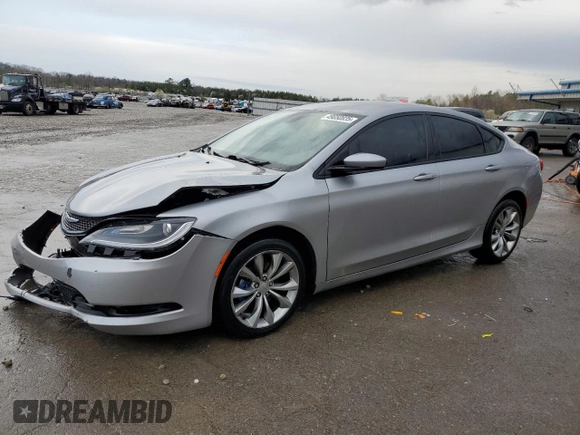 2015 Chrysler 200 S с VIN 1C3CCCBB7FN752041, выставлен на аукционе Copart как лот 49050835 с пробегом 207 890 миль миль и Списание • Salvage title. История ставок и продаж доступна на DreamBid. Изображение 1.