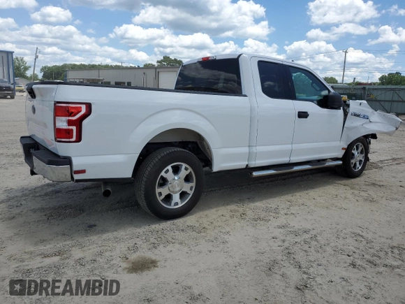 2019 Ford F-150 XL with VIN 1FTEX1CB8KKD98988, listed as a Copart auction lot 59117575 with 75,199 mi miles and Salvage title. Bid and sale history available at DreamBid. Image 3.