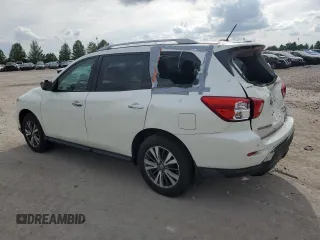 2017 Nissan Pathfinder SL with VIN 5N1DR2MM7HC668223, listed as a Copart auction lot 60263695 with 83,596 mi miles and Clean title. Bid and sale history available at DreamBid. Image 2.