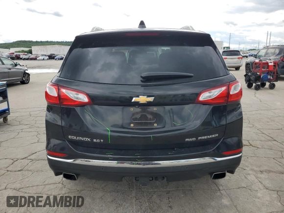 2019 Chevrolet Equinox Premier with VIN 3GNAXYEX2KL238384, listed as a Copart auction lot 56067135 with 48,615 mi miles and Salvage title. Bid and sale history available at DreamBid. Image 6.