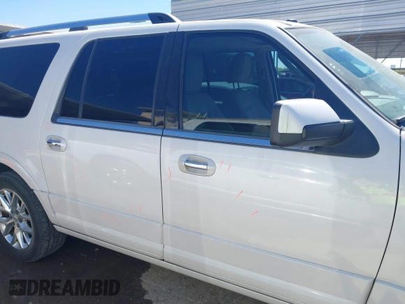 2015 Ford Expedition Max Limited with VIN 1FMJK1KT6FEF49821, listed as a IAAI auction lot 41825240 with 180,460 mi miles. Bid and sale history available at carsss.com. Image 14.