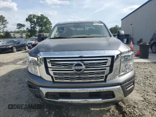 2023 Nissan Titan SV with VIN 1N6AA1EF8PN115329, listed as a Copart auction lot 55326915 with 19,647 mi miles and Salvage title. Bid and sale history available at DreamBid. Image 5.