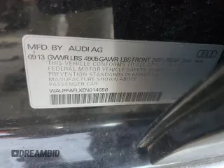 2014 Audi A4 Premium Plus with VIN WAUFFAFLXEN014656, listed as a Copart auction lot 80577704 with 115,204 mi miles and Salvage Title. Bid and sale history available at carsss.com. Image 13.