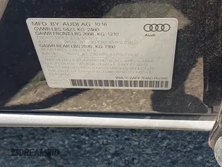 2017 Audi Q5 Premium with VIN WA1C2AFP7HA075098, listed as a IAAI auction lot 42499835 with 86,410 mi miles and . Bid and sale history available at DreamBid. Image 9.