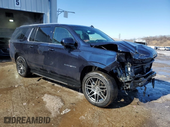 2024 Chevrolet Suburban with VIN 1GNSKBET0RR106398, listed as a Copart auction lot 46058085 with Not provided miles and Salvage title. Bid and sale history available at DreamBid. Image 4.