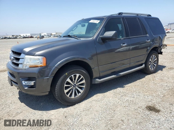 2017 Ford Expedition XLT with VIN 1FMJU1HT1HEA66676, listed as a Copart auction lot 61862135 with 115,085 mi miles and Salvage title. Bid and sale history available at DreamBid. Image 1.