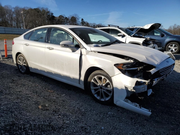 2020 Ford Fusion Hybrid SEL with VIN 3FA6P0MU0LR129742, listed as a Copart auction lot 88924535 with 79,949 mi miles and Salvage Title. Bid and sale history available at carsss.com. Image 4.
