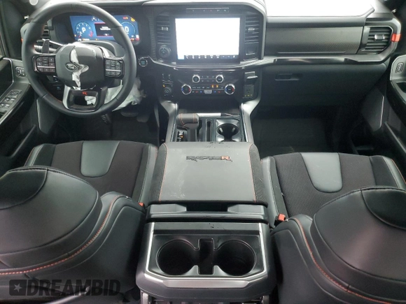 2024 Ford F-150 Raptor with VIN 1FTFW1RJ1RFA50667, listed as a Copart auction lot 59124614 with 1,641 mi miles and Salvage Title. Bid and sale history available at DreamBid. Image 8.
