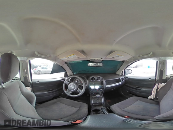 2016 Jeep Compass Sport with VIN 1C4NJCBA2GD525400, listed as a Copart auction lot 51440685 with 163,830 mi miles and Salvage title. Bid and sale history available at DreamBid. Image 14.