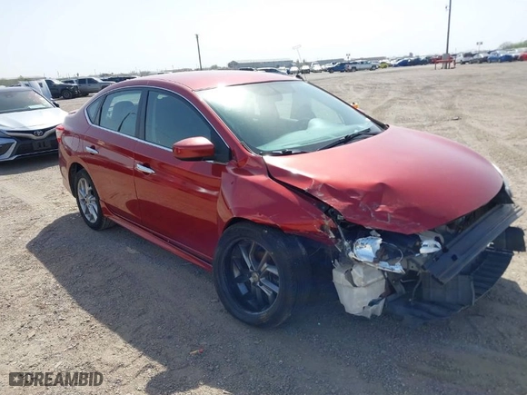2013 Nissan Sentra SV with VIN 3N1AB7AP7DL765107, listed as a IAAI auction lot 41734294 with 263,857 mi miles. Bid and sale history available at carsss.com. Image 1.