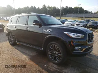 2021 Infiniti QX80 LUXE with VIN JN8AZ2AEXM9270875, listed as a Copart auction lot 70283163 with 38,070 mi miles. Bid and sale history available at carsss.com. Image 4.
