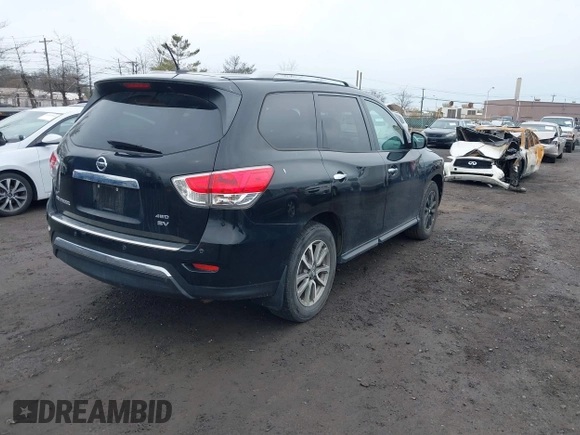 2013 Nissan Pathfinder SV with VIN 5N1AR2MM1DC674970, listed as a IAAI auction lot 42048731 with 97,520 mi miles. Bid and sale history available at carsss.com. Image 4.