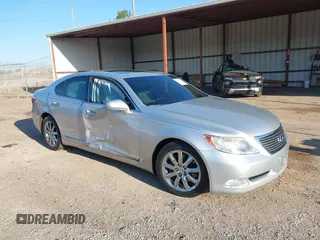 2008 Lexus LS 460 with VIN JTHBL46F985055711, listed as a IAAI auction lot 41771863 with 163,741 mi miles and . Bid and sale history available at DreamBid. Image 1.
