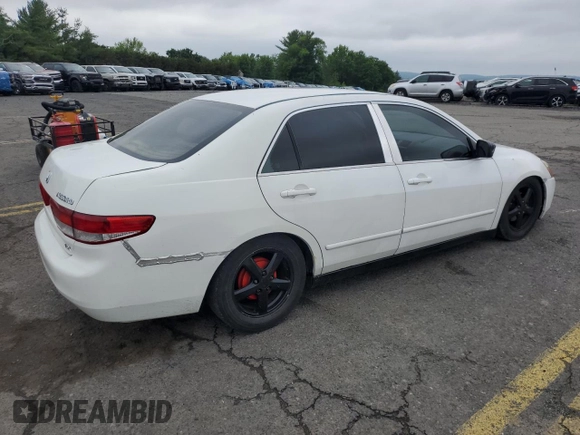 2003 Honda Accord LX with VIN 1HGCM56323A116736, listed as a Copart auction lot 61139195 with 191,426 mi miles and Salvage title. Bid and sale history available at DreamBid. Image 3.