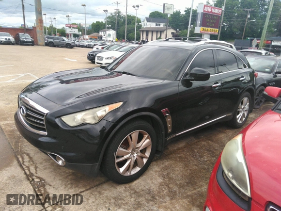 2012 Infiniti FX with VIN JN8AS1MU1CM121512, listed as a IAAI auction lot 42201447 with 285,357 mi miles. Bid and sale history available at carsss.com. Image 17.