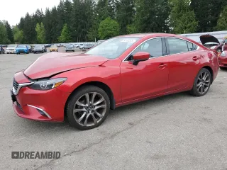 2017 Mazda 6 Grand Touring with VIN JM1GL1X56H1120758, listed as a Copart auction lot 54163525 with Not Provided miles and Salvage Title. Bid and sale history available at carsss.com. Image 1.