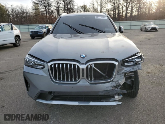 2024 BMW X3 xDrive30i z VIN 5UX53DP05R9U41219, wystawiony jako Copart lot #48721725 z przebiegiem Nie podano mil oraz Nie do naprawy • Non repairable. Historia ofert i sprzedaży dostępna na DreamBid. Obrazek 5.