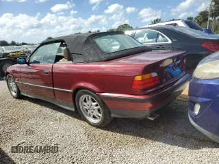 1995 BMW 3 Series 325iC with VIN WBABJ6324SJD43557, listed as a Copart auction lot 74568624 with 0 mi miles and Salvage Title. Bid and sale history available at carsss.com. Image 2.