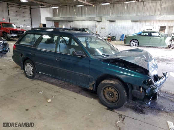 1997 Subaru Legacy Wagon L with VIN 4S3BK4356V7312453, listed as a Copart auction lot 46754805 with 166,941 mi miles and Non Repairable. Bid and sale history available at carsss.com. Image 4.