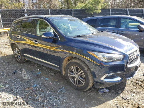2018 Infiniti QX60 with VIN 5N1DL0MM7JC526322, listed as a Copart auction lot 46661795 with 66,835 mi miles and Salvage Title. Bid and sale history available at carsss.com. Image 4.