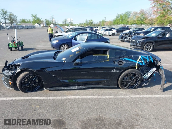 2017 Chevrolet Corvette 1LT with VIN 1G1YA2D74H5119714, listed as a IAAI auction lot 42156867 with 54,761 mi miles and . Bid and sale history available at DreamBid. Image 14.