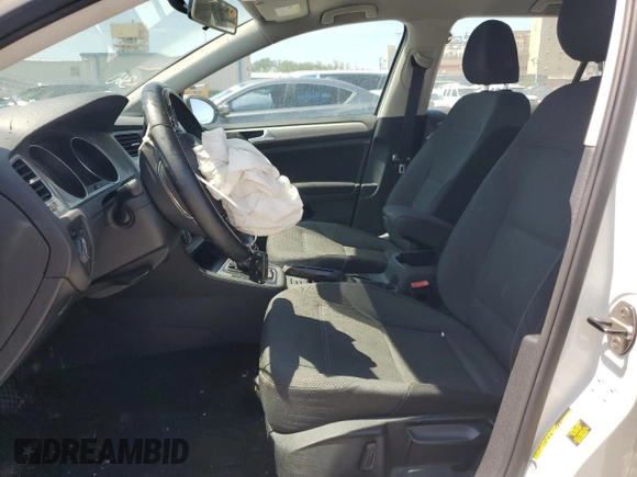 2016 Volkswagen Golf TSI S с VIN 3VWC17AU9GM514485, выставлен на аукционе Copart как лот 56247705 с пробегом 39 557 миль миль и Списание • Salvage title. История ставок и продаж доступна на DreamBid. Изображение 7.