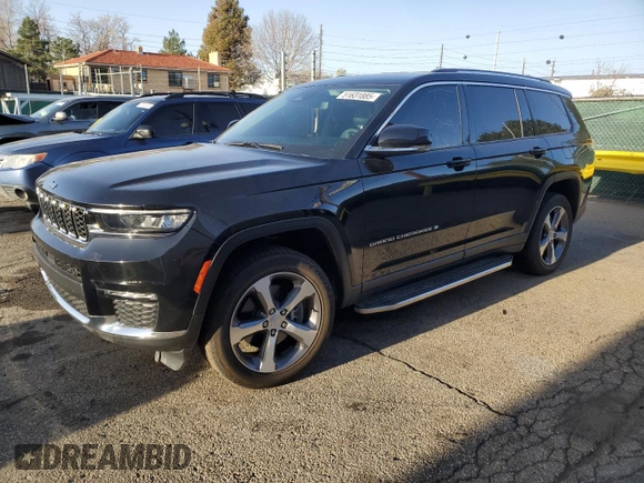 2023 Jeep Grand Cherokee Limited with VIN 1C4RJKBG2P8777320, listed as a Copart auction lot 51631885 with 37,592 mi miles and Non repairable. Bid and sale history available at DreamBid. Image 1.