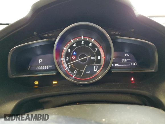 2014 Mazda 3 S Touring with VIN JM1BM1L34E1104095, listed as a Copart auction lot 88981145 with 208,269 mi miles and Non Repairable. Bid and sale history available at DreamBid. Image 9.