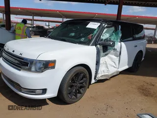 2019 Ford Flex SEL z VIN 2FMGK5C85KBA32026, wystawiony jako IAAI lot #41906819 z przebiegiem 75 295 mil mil oraz . Historia ofert i sprzedaży dostępna na DreamBid. Obrazek 2.