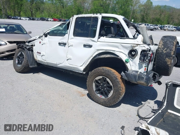 2020 Jeep Wrangler Unlimited Rubicon z VIN 1C4JJXFM5LW278740, wystawiony jako IAAI lot #42086112 z przebiegiem 93 658 mil mil oraz . Historia ofert i sprzedaży dostępna na DreamBid. Obrazek 3.