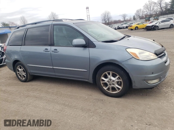 2004 Toyota Sienna XLE with VIN 5TDZA22C74S131985, listed as a Copart auction lot 49000605 with 225,254 mi miles and Clean Title. Bid and sale history available at DreamBid. Image 4.