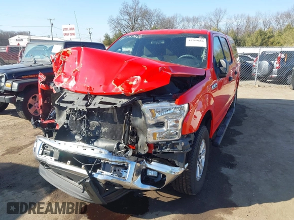 2017 Ford F-150 XL with VIN 1FTEW1EF0HKD97975, listed as a IAAI auction lot 41769666 with 120,697 mi miles. Bid and sale history available at carsss.com. Image 18.