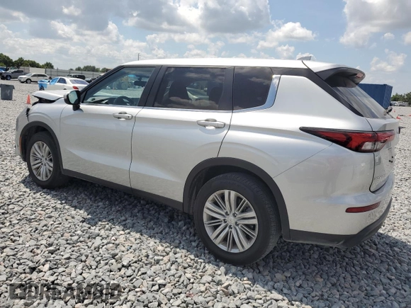 2024 Mitsubishi Outlander ES z VIN JA4J3UA83RZ005171, wystawiony jako Copart lot #57891695 z przebiegiem 14 605 mil mil oraz Nie do naprawy • Non repairable. Historia ofert i sprzedaży dostępna na DreamBid. Obrazek 2.