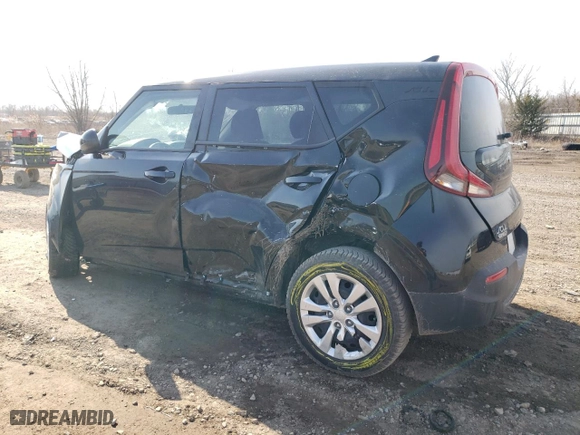 2021 Kia Soul LX with VIN KNDJ23AUXM7749158, listed as a Copart auction lot 48681515 with 63,674 mi miles and Salvage Title. Bid and sale history available at carsss.com. Image 2.