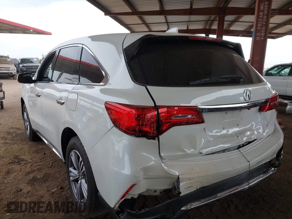 2019 Acura MDX with VIN 5J8YD3H30KL008917, listed as a IAAI auction lot 41725448 with 103,644 mi miles and . Bid and sale history available at DreamBid. Image 3.