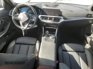 2019 BMW 3 Series 330i with VIN WBA5R1C51KFH15569, listed as a Copart auction lot 49515335 with 0 mi miles and Salvage Title. Bid and sale history available at carsss.com. Image 8.