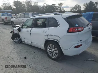 2018 Jeep Cherokee Overland with VIN 1C4PJMJX9JD594323, listed as a Copart auction lot 76238794 with 71,870 mi miles and Salvage Title. Bid and sale history available at carsss.com. Image 2.