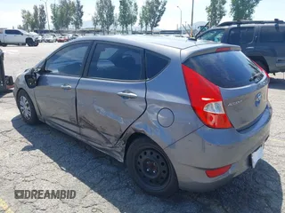 2016 Hyundai Accent SE with VIN KMHCT5AE4GU251193, listed as a IAAI auction lot 42087776 with 188,309 mi miles. Bid and sale history available at carsss.com. Image 3.