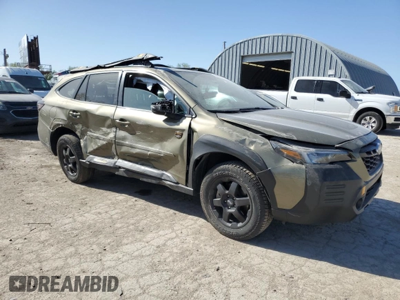 2023 Subaru Outback Wilderness with VIN 4S4BTGUD5P3172938, listed as a Copart auction lot 52892625 with 25,515 mi miles and Salvage title. Bid and sale history available at DreamBid. Image 4.