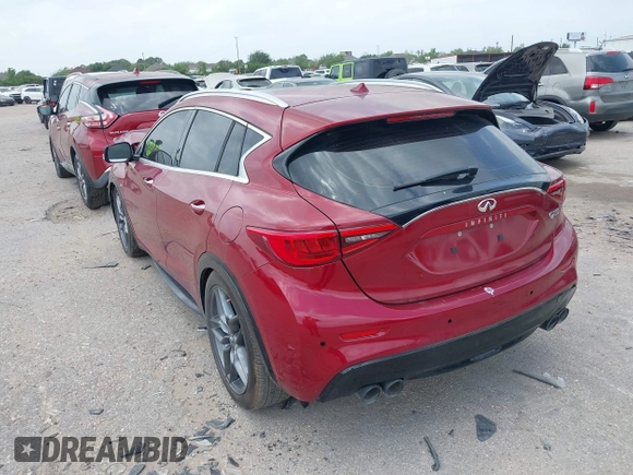 2017 Infiniti QX30 with VIN SJKCH5CP7HA022219, listed as a IAAI auction lot 41953315 with Not provided miles and . Bid and sale history available at DreamBid. Image 3.