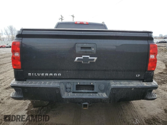 2017 Chevrolet Silverado 1500 LT with VIN 1GCVKREC0HZ402180, listed as a Copart auction lot 47823975 with 155,733 mi miles and Salvage Title. Bid and sale history available at DreamBid. Image 6.
