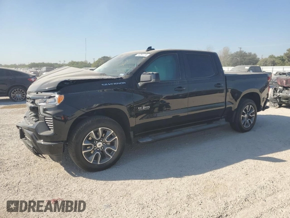 2024 Chevrolet Silverado 1500 RST with VIN 2GCPADED3R1201701, listed as a Copart auction lot 74284174 with 8,330 mi miles and Salvage Title. Bid and sale history available at carsss.com. Image 1.