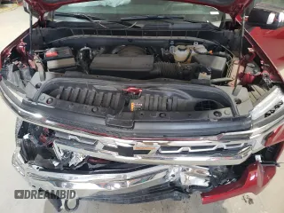 2023 Chevrolet Silverado 1500 LTZ with VIN 1GCUDGED3PZ195205, listed as a Copart auction lot 48347635 with 22,327 mi miles and Salvage Title. Bid and sale history available at carsss.com. Image 11.