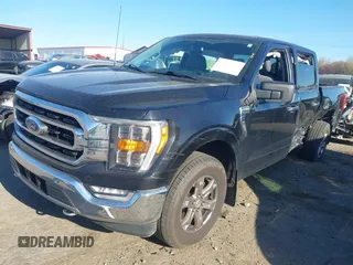 2021 Ford F-150 XL with VIN 1FTEW1EP9MFC67009, listed as a IAAI auction lot 41895221 with 55,417 mi miles. Bid and sale history available at carsss.com. Image 18.