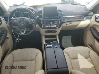 2017 Mercedes-Benz GLS 450 with VIN 4JGDF6EE8HA897075, listed as a Copart auction lot 74218194 with Not Provided miles and Salvage Title. Bid and sale history available at DreamBid. Image 8.