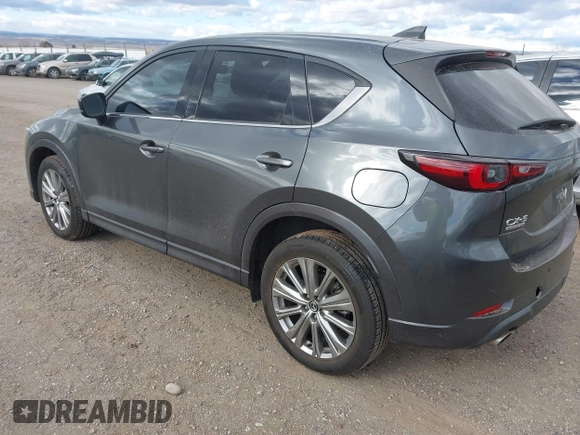 2023 Mazda CX-5 Signature with VIN JM3KFBXY9P0102087, listed as a IAAI auction lot 41771949 with 35,610 mi miles and . Bid and sale history available at carsss.com. Image 3.
