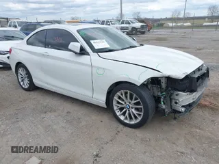 2016 BMW 2 Series 228i xDrive with VIN WBA1G9C56GV599797, listed as a IAAI auction lot 41923703 with 158,404 mi miles and . Bid and sale history available at carsss.com. Image 1.