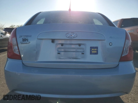 2008 Hyundai Accent GLS with VIN KMHCN46C68U190250, listed as a Copart auction lot 74148834 with 238,025 mi miles and Salvage Title. Bid and sale history available at carsss.com. Image 6.