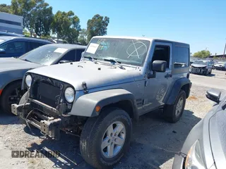 2017 Jeep Wrangler Sport with VIN 1C4GJWAG0HL621498, listed as a IAAI auction lot 42494667 with 92,284 mi miles and . Bid and sale history available at DreamBid. Image 20.